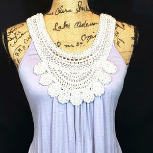 Queen Esther Lavender Knit Tank Top